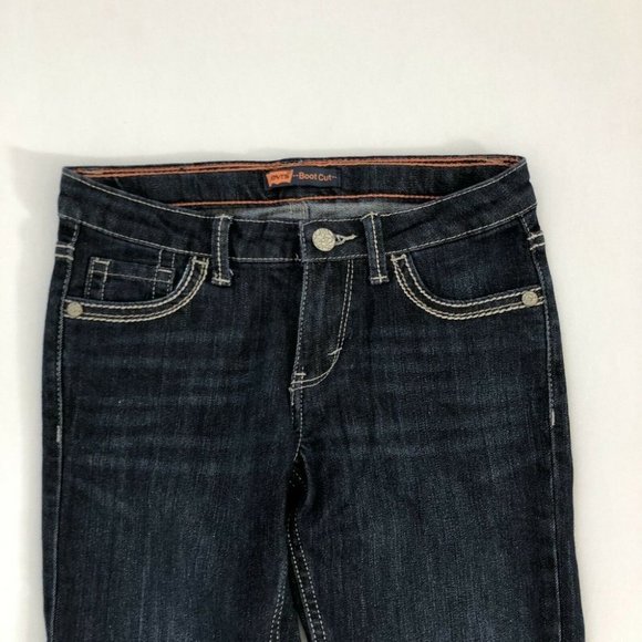 Levi's Jeans Youth 14 Blue Boot Cut Denim Pants Slim Fit Size 14 (24X21) - Picture 3 of 12